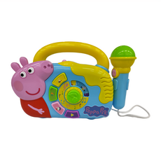 Peppa Pig 粉紅豬小妹 歡唱兒歌麥克風, 16 x 6.5 x 25cm, 1個