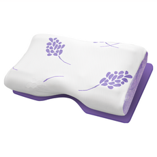 Fuddo 福朵 Sous Le Nez薰衣草香氛枕II，可調高度, 60 x 35 x 13cm, 蝴蝶型, 1個