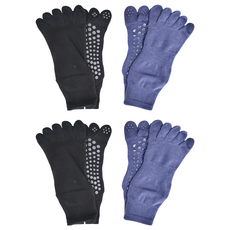 NICOFUN 愛定做 短筒五趾防滑瑜伽襪 女襪 FYK24YOGA04 70g 2雙