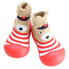 KACARiKiD 寶寶膠底學步鞋 針織棉 防滑底