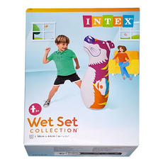 INTEX 充氣不倒翁 Wet Set Collection 98cm x 44cm 3歲以上適用, 老虎款 多色, 1個