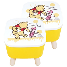 U-House 樺新 多功能收納箱 WP6013, 維尼, 2個