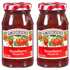 SMUCKER'S 盛美家 草莓果醬, 340g, 2罐