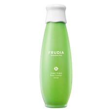 FRUDIA 有拭無孔 青葡萄毛孔調理化妝水 含青葡萄萃取物、維他命原B5、水果籽油、維生素E pH 5.5 清新水感 89%青葡萄鮮果汁, 195ml, 1瓶