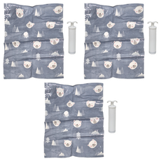 Well Life 悅生活 CozyHome 真空防潮壓縮袋 11件組 (加大*2 大*3 中*3...), 加大(100 x 70cm)+大(80 x 60cm)+中(70 x 50cm)+手捲(60 x 40cm), 11件, 3組