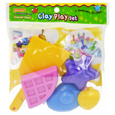 Donerland 黏土遊戲組 鬆餅模型, 包含鬆餅主題模具5個, 67g, 1組