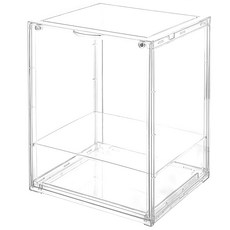 FAmILyLIFE 生活 潮玩全透明雙層磁吸門展示盒 A-495, 1個