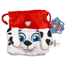 PAW PATROL 汪汪隊立大功 束口收納袋 附絨毛背帶 絨毛背帶100cm + 收納袋30 x 28cm