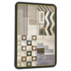 BonBon naturel 軟式珪藻土踏墊 2入組 快速吸水 耐磨耐折 方便清洗, 60 x 40cm, 羅馬街道 多色