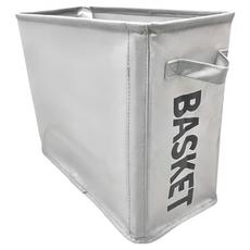 桌下置物車, 超大容量 摺疊收納 萬向滑輪設計, 淺灰色