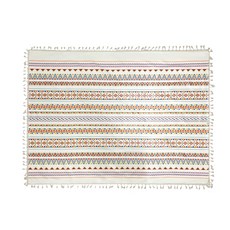 Homely Zakka 波西米亞棉麻流蘇桌巾, 140 x 180cm, 花樣年華, 1件