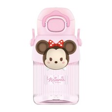 Disney 迪士尼 BiBi背帶雙飲水瓶 WD-4509 265g, 米妮, 580ml, 1個