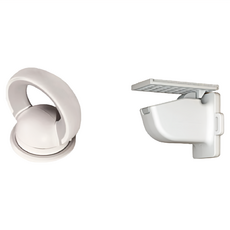 小麥購物 磁性抽屜隱形鎖2件組 附鑰匙 L571, 1組