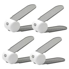 雙層鞋架, 灰色, 4個