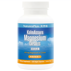 NaturesPlus 天然佳 KalmAssure 超鎂膠囊, 120顆, 12.6g, 1罐
