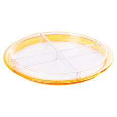 omADA 開胃菜盤, 派對好幫手分享盤, 32.5*4CM, 770GR, ACRYLIC材質, 橘色, 義大利產, 1個