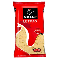 GALLO 公雞牌 字母造型麵LETRAS, 西班牙原裝進口, 杜蘭小麥製成, 滾水煮5-7分鐘, 250g, 1包