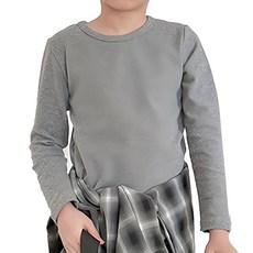 愛北鼻 兒童圓領保暖衣 親膚透氣 舒適 簡約素色