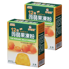 FAIRSEN 惠昇食品 好媽媽 12倍蒟蒻果凍粉, 優質凝膠 口感滑嫩有彈性 富含膳食纖維 全素可食 清爽易飽足, 300g, 2盒
