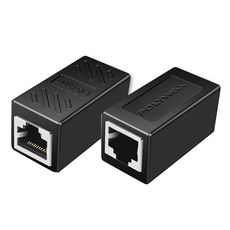 POLYWELL 寶利威爾 RJ45 CAT6 網路線對接頭 母對母 PW15-T01-A007, 1個, 混和顏色