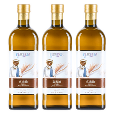 Nature Time 自然時記 玄米油, 3瓶, 1L