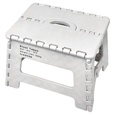 SLOWER Tabac 戶外折疊矮凳, 霧白色, 1個