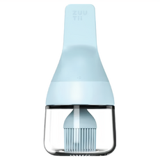 ZUUTii 玻璃調味刷瓶, 130ml, 食品級矽膠+ABS材質瓶蓋, 玻璃瓶身, 耐高溫, 1個