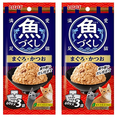 INABA 魚盛大餐包 TCR-171, 鮪魚+鰹魚, 180g, 2袋