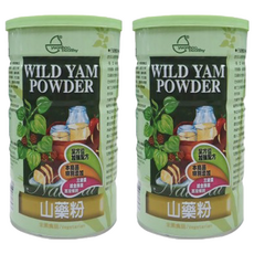 元豪食品 山藥粉 純素, 香醇好喝又爽口, 絕不添加香料及防腐劑, 特選上等白山藥 精心研磨而成, 600g, 2罐