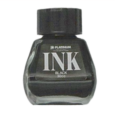 PLATINUM 白金牌 鋼筆專用墨水 INK-400, 黑色 30cc, 1瓶