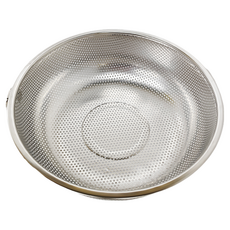 O-Ki 沖孔果菜籃 不銹鋼#201材質, 25.5cm, 1個