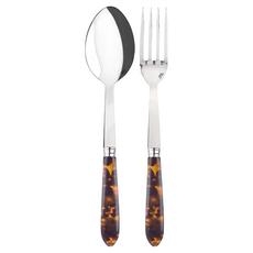 SABRE PARIS Tortoise 玳瑁系列 配餐用叉匙組 26公分, 琥珀色, 1組
