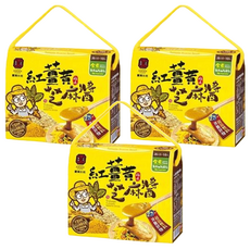 豐滿生技 紅薑黃芝麻醬禮盒 35公克x10入, 350g, 3盒