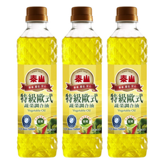 泰山 特級歐式蔬菜調合油, 500ml, 3瓶