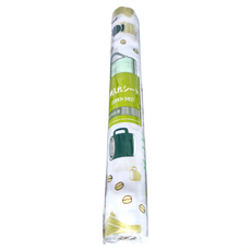 EVA 抽屜櫥櫃墊 PE+珍珠棉材質 我愛下午茶, 200 x 45cm, 綠色, 4個