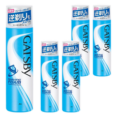 GATSBy 爽快修鬍泡, 190g, 5瓶