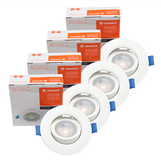 오스람 레드밴스 LED 매입등 일체형 다운라이트 매립등 MR16 7W * 4ea, 주광색, 4개