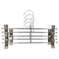 奈米防滑無痕褲架 10入/袋 高錳鋼 塑料 鐵絲, 31 x 5.5cm, 灰色, 5組