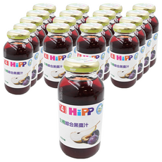 HiPP 喜寶 綜合黑棗汁 4個月以上, 200ml, 18瓶
