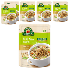 得意的一天 鮮筍香菇高湯粥, 全素, 使用植物肉, 320g, 6包