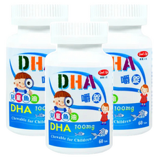 good Life 得意人生 兒童DHA 魚油嚼錠, 60顆, 48g, 3罐