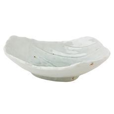 湖水釉10深皿 日本製陶瓷餐具 白色, 湖水釉 白色, 1個