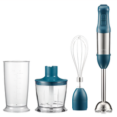 Kinyo 多功能變速調理棒4件組 攪拌棒 + 調理杯 + 打蛋器 + 切碎盆 52 x 52 x 211mm 原廠保固, JC-35