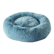 寵物用圓形毛窩, 直徑50cm, 青藍色, 1個