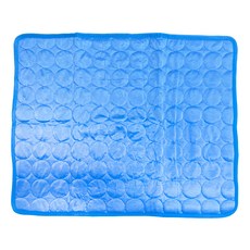 寵物冰絲涼感墊, 藍色, 1個