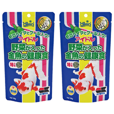 Hikari 高夠力 金魚主食飼料, 添加埃及帝王菜, 黃麻, 羽衣甘藍等天然原料, 100g, 2包