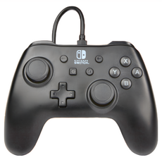 PowerA 基礎款 有線遊戲手把, 1511370-01, 黑色, 1個