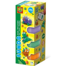 SES FunDo APP教學互動黏土，恐龍主題, 恐龍世界00812, 1盒, 90g