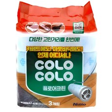 COLOCOLO 地板用黏塵滾筒補充包 3入, 1個