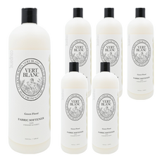 VERTBLANC 嬰兒衣物柔軟精，綠色花香，溫和配方, 1L, 6瓶